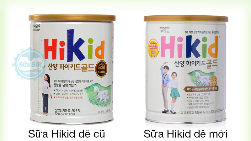 Sữa Hikid Dê Hàn Quốc 650Gr (1-9 Tuổi)